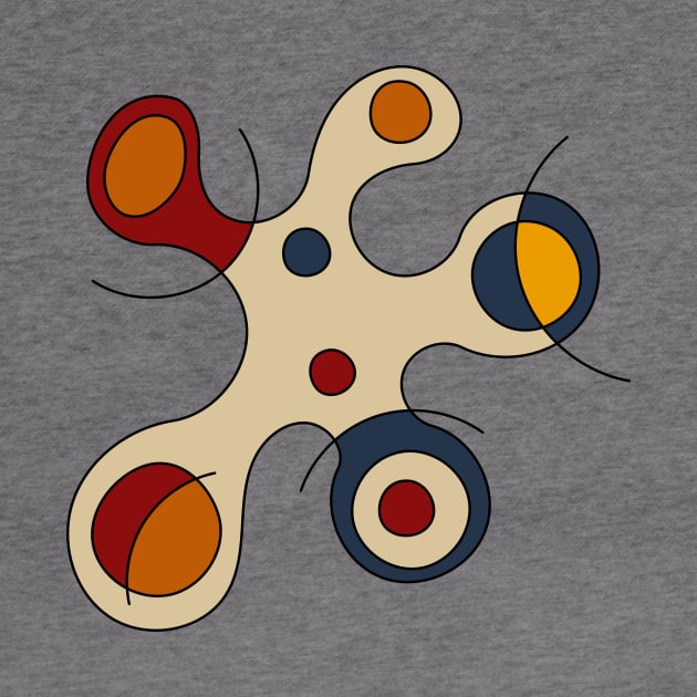 Surreal Amoeba #4 (Miro Inspired) by n23tees